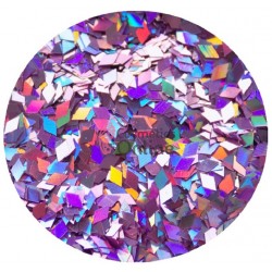 Paiete romb pentru decor unghii 013 Pink cu reflexii